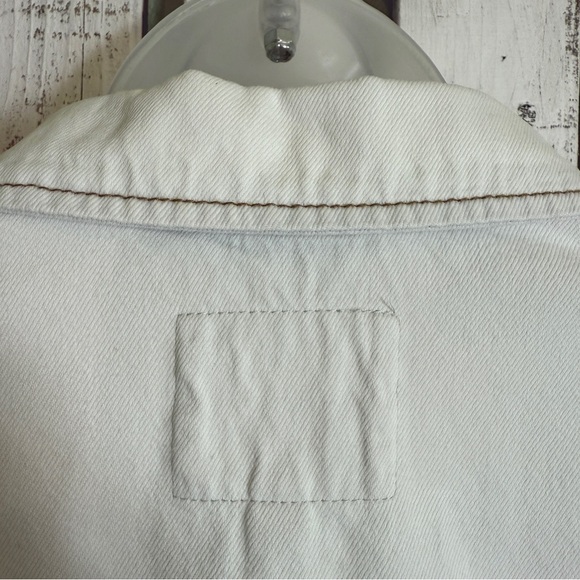 Thread Supply Denim Dress Blue Light Wash Size Large Pockets Western Long Sleeve - Picture 11 of 13